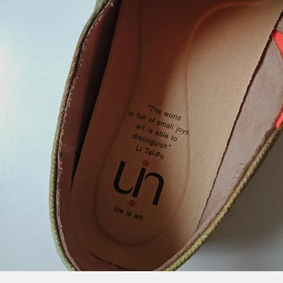 LIFE IS ART men's Colorful Abstract  Geometric Canvas shoes 45 (small fault) - Picture 8 of 12